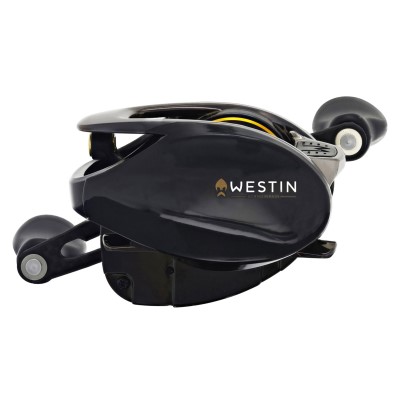 Westin W6 BC Baitcast Rolle Stealth Gold 200 MSG RH - 150m/ 0,285mm - 7,3:1 - 185g