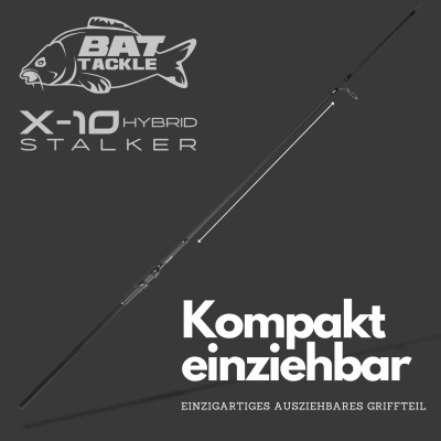 BAT-Tackle X-10 Hybrid Stalker - Karpfenrute 9ft - 2,75lbs