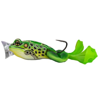 Live Target Ultimate Frog Popper Bait - Frosch 63mm - Green/Yellow