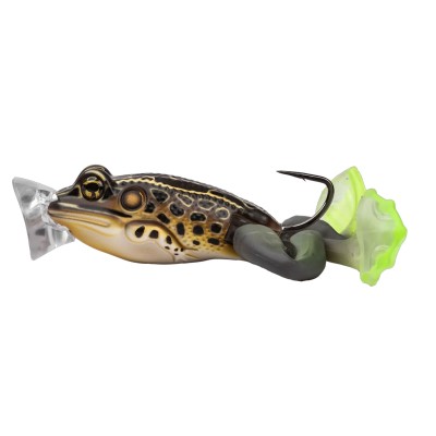 Live Target Ultimate Frog Popper Bait 63mm - Tan/Brown