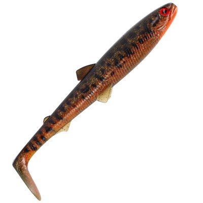 Westin BullTeez Shadtail - Gummifisch Motoroil Burbot - 18cm - 53g - 1 Stück