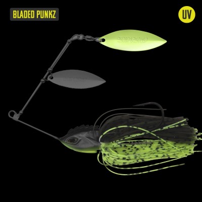 Senshu Bladed Punkz - Lead Free 21g - Green Pumpkin/Chartreuse