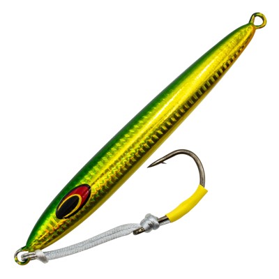 Speed- und Jigpilker "Single Assist Hook" 200g - Hot Green Sardine