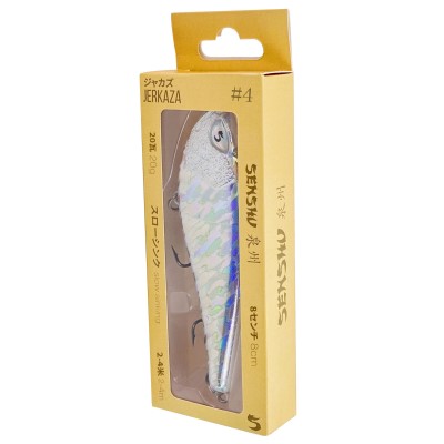 Senshu Jerkaza - Jerkbait 8cm - H-White - 20g