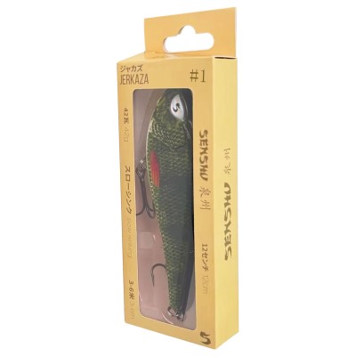 Senshu Jerkaza - Jerkbait 12cm - Perch - 42g