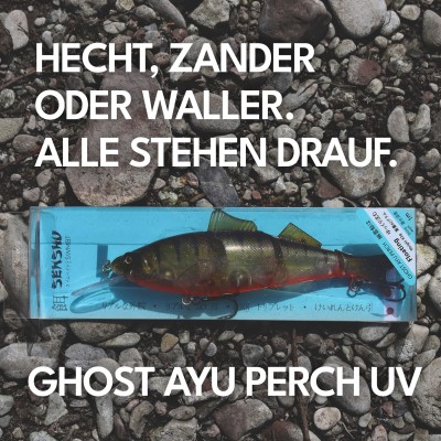 Senshu SWMBT Wobbler 23cm - Ghost Ayu Perch UV