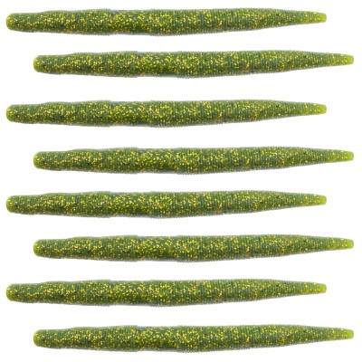 Senshu Ned Worm, 8 Stück -11cm - 6g - Golden Gras