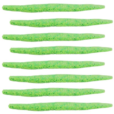 Senshu Ned Worm, 8 Stück -11cm - 6g - Hot Lime