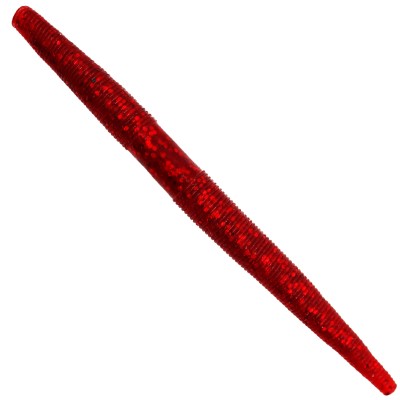 Senshu Ned Worm, 8 Stück -11cm - 6g - Glitter Red