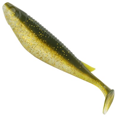 Senshu Real Roach Shad 4 Stück - 10cm - 9g - Green Rush