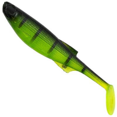 Senshu Real Minnow Shad 4 Stück - 9cm - 8g - Green Perch