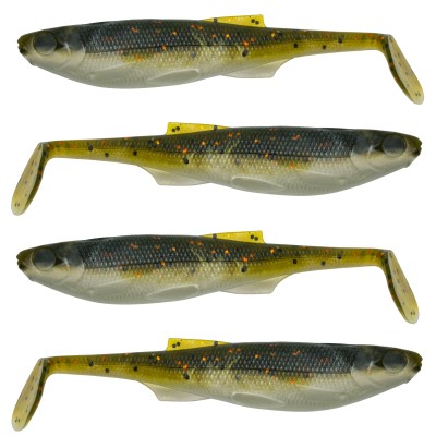 Senshu Real Minnow Shad, 4 Stück - 9cm - 8g - Tench