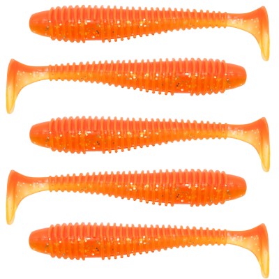 Team Deep Sea Seaworm Jr. 5 Stück - 12cm - 12g - Carrot