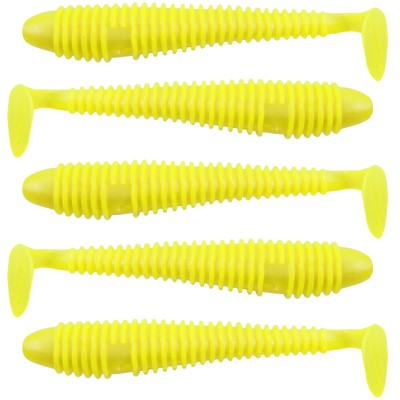 Team Deep Sea Seaworm Jr. 5 Stück - 12cm - 12g - Yellow