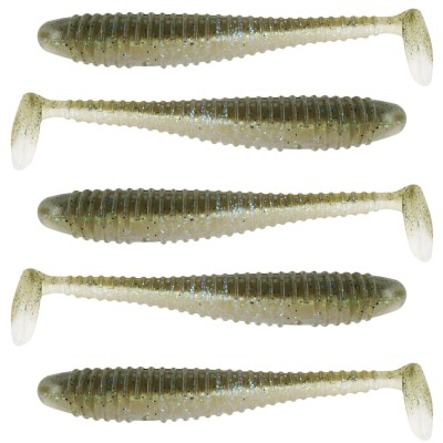 Team Deep Sea Seaworm Jr., 5 Stück - 12cm - 12g - Green Smoke