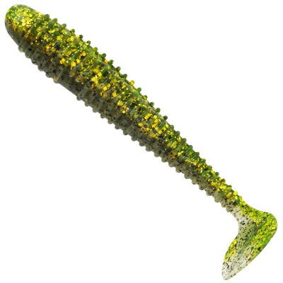 Team Deep Sea Seaworm Jr. 5 Stück - 12cm - 12g - Golden Moss