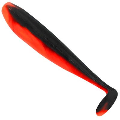 Senshu Killer Shad - Gummifisch 4 Stück - 15cm - Black.Red