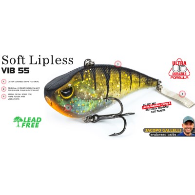 Molix Soft Lipless Vib 55, 5,5cm - Mud Craw