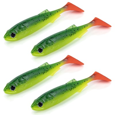 Molix Real Thing Shad, 11,40cm - UV Orange Tail