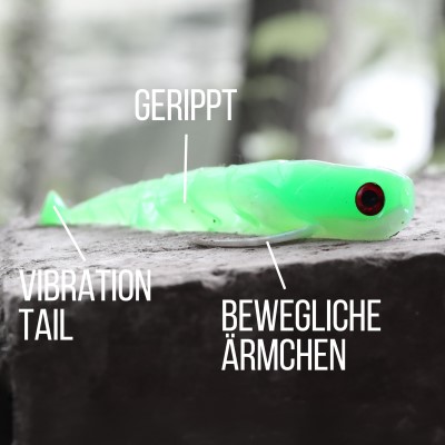 Senshu Grundola, Limey - 11,5cm - 6 g- 5 Stück