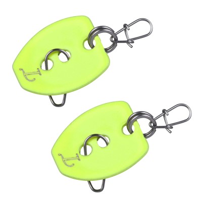 Spro Trout Master Mini Chatter Blades 14mm - UV Yellow - 2Stück