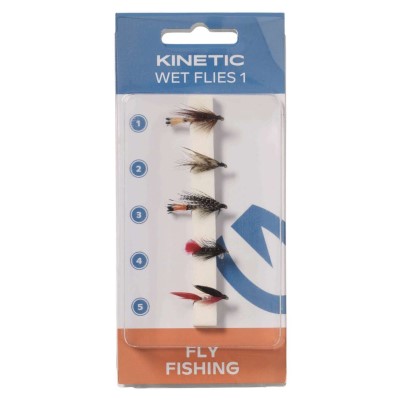 Kinetic Wet Flies 1 - Nassfliegen 1 5 Stk.