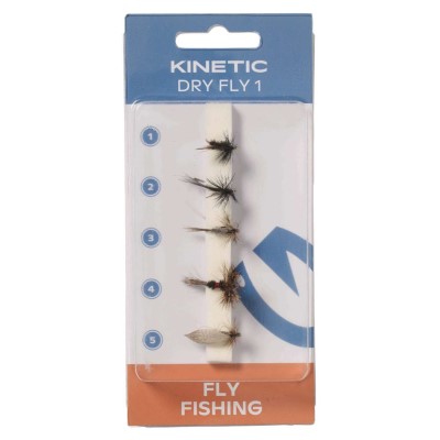 Kinetic Dry Flies 1 - Trockenfliegen 1, 5 Stk.