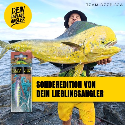 Dein Lieblingsangler DLA Ugly Speed Jig 45g - Neon Baitfish - 1Stück