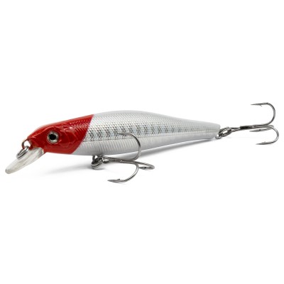 Senshu X-Minnow - Wobbler 8cm - red head - 6g - 1Stück