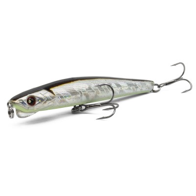 Senshu Twitch Minnow - Wobbler 9cm - black silver luminos - 16g - 1Stück