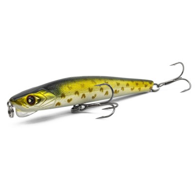 Senshu Twitch Minnow - Wobbler 9cm - black olive - 16g - 1Stück