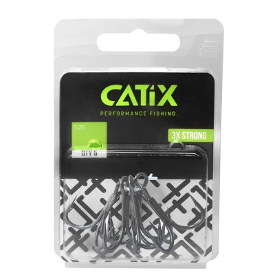 Catix Profi Treble Haken, 5Stück - 3/0