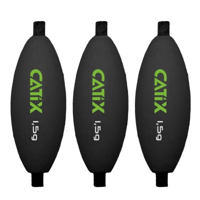 Catix Mini U-Float Unterwasserpose 1,5g - schwarz - 3Stück