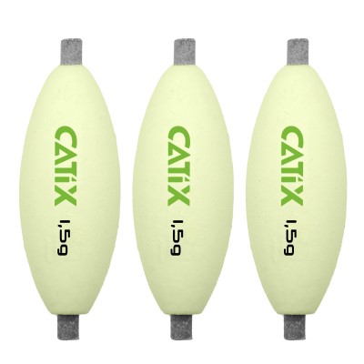 Catix Mini U-Float Unterwasserpose 1,5g - weiß - 3Stück