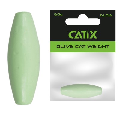 Catix Olive Cat Weight Wallerblei 60g - glow - 1Stück