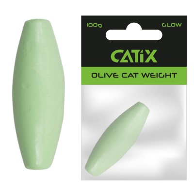 Catix Olive Cat Weight Wallerblei 100g - glow - 1Stück