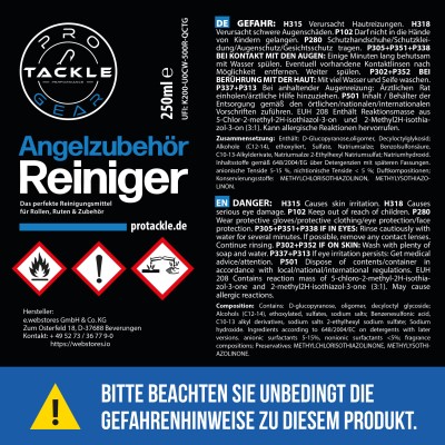 Pro Tackle Angelzubehör Reiniger 250ml