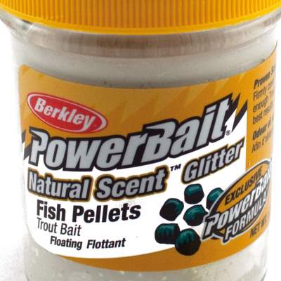 BERKLEY PowerBait Trout Glitter DOUGH Natural Scent Fish Pellets
