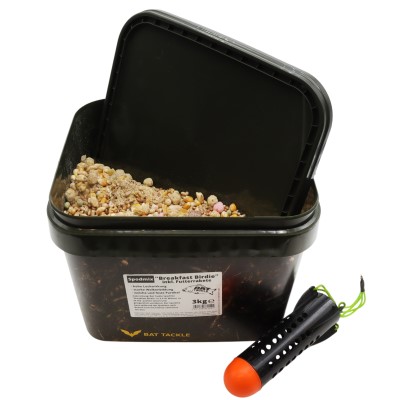 BAT-Tackle Spodmix Breakfast Birdie Session Pack inkl. Eimer & Futterrakete 3kg