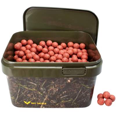 BAT-Tackle Böse Boilies im Realistric® Eimer 2,5 kg, 18mm, Angry Strawberry