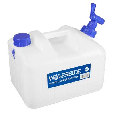 Waterside Water Carrier Kanister Weiß Volumen: 10 Liter