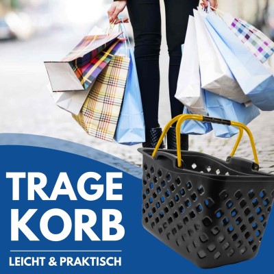 Pro Tackle Einkaufskorb 22l mit Tragebügel stapelbar