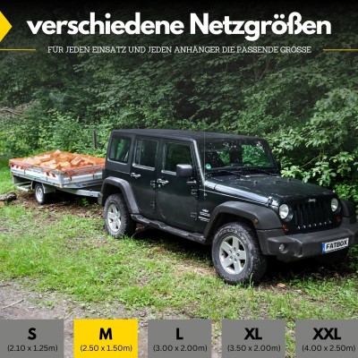 Fatbox Anhängernetz M - 2,50 x 1,50 m