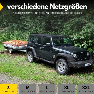 Fatbox Anhängernetz S - 2,10 x 1,25 m