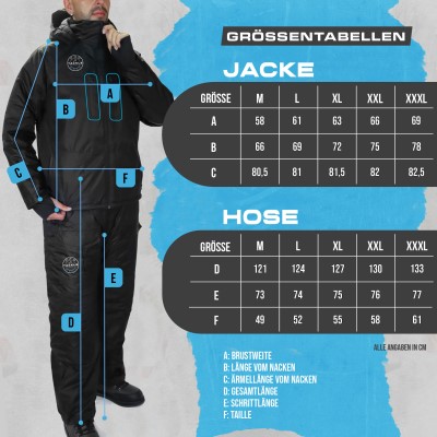 Pro Tackle Thermo Suit - Thermoanzug black - Gr.XXL