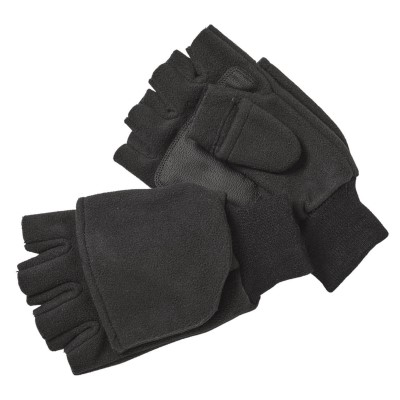 Kinetic Wind Stop Fold Over Mitt - Handschuh Black - Large