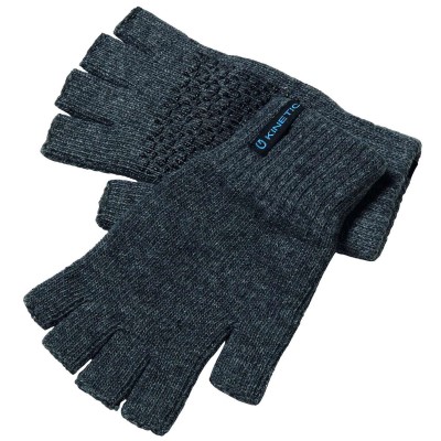 Kinetic Woll Glove Half Fingers - Handschuh Grey - Small/Medium