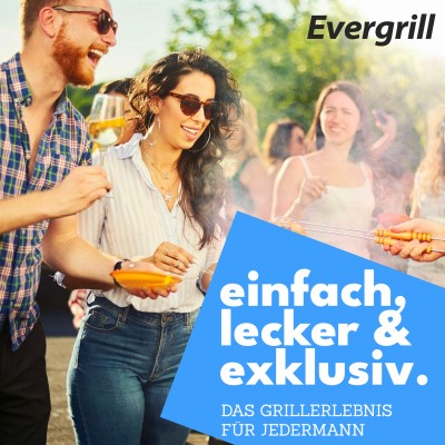 Butangas Camping Gasgrill Evergrill mit Transportkoffer