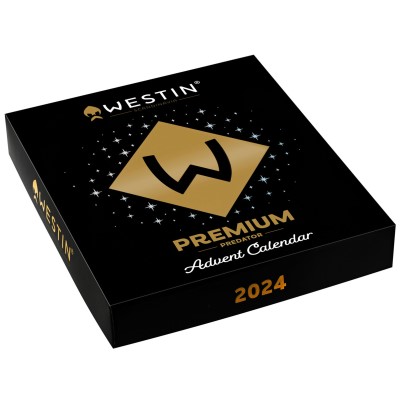 Westin Premium Predator Advent Calendar 2024 - Premium Raubfisch Adventskalender 2024, 50 x 43 x8 cm - 24 Boxes