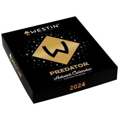 Westin Predator Advent Calendar 2024 - Raubfisch Adventskalender 2024, 53 x 44 x 4,5 cm - 24 Boxes